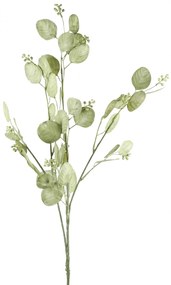 Crenguta floare artificiala Silberblatt, Fibre artificiale, Verde, 76 cm
