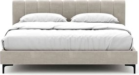 Pat Less Tapitat cu Saltea 120/140/160/180x200cm - 120x200
