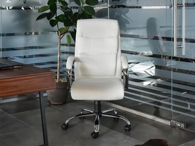 Fotoliu Luxus (alb + crom). 1109949