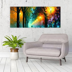 Tablou - Plimbare de noapte (120x50 cm)