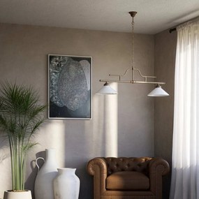 Lustra stil clasic italian din alama cu 2 brate Fiordo