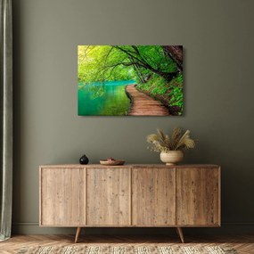 Tablou - Lacurile Plitvice (90x60 cm)