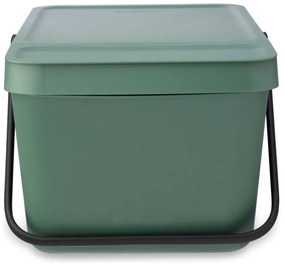 Cos depozitare sau reciclare Brabantia Sort&Go 1006309, 20 L, 22,5x45x28 cm, Stivuibil, Plastic, Verde închis