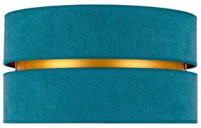 Plafonieră Duolla DUO 1xE27/40W/230V d. 40 cm turcoaz/auriu