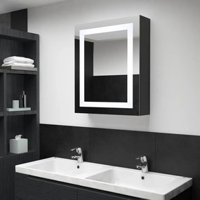 325543 vidaXL Dulap de baie cu oglindă și LED-uri, 50x13x70 cm