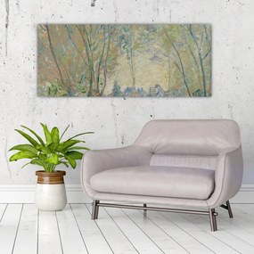 Tablou - Claude Monet, Woman Seated under the Willows, reproducere (120x50 cm)