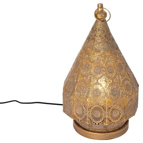 Lampa de masa orientala aurie 26 cm - Mowgli