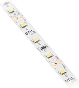 Bandă LED Flash GTV pentru mobilier, lumină neutră, 60 LED m, 750 lm m, 6 W m, 12V, IP20, 5 m Alb neutru, 6 W/m, 12 V, LED Flash, 750 lm/m, 8 mm