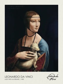 Reproducere The Lady with an Ermine (1490), Leonardo Da Vinci