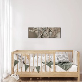 Tablou - Plantează în îngheț (cu ceas) (90x30 cm)