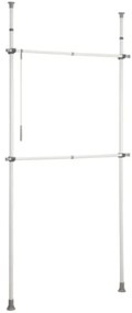 Suport pentru haine alb telescopic din metal Herkules – Wenko