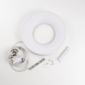 Brilagi - Lustră LED dimabilă suspendată pe cablu FALCON II LED/67W/230V Ø 40 cm, albă + telecomandă