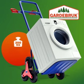 Cărucior pentru scări CART, max. 200kg, albastru Gardebruk