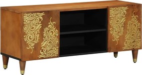 vidaXL Cabinet TV Maro miere 105 x 33 x 46 cm Lemn de mango solid