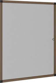 vidaXL Plasă insecte pentru ferestre, maro, 80x100 cm