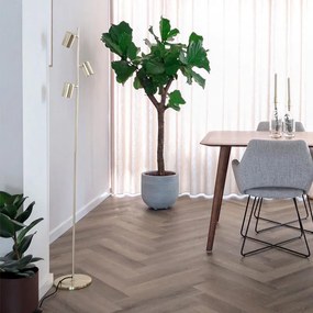 Lampă de podea modernă 3 lumini din alamă - Jeana