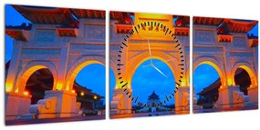 Tabloul Taiwanului (cu ceas) (90x30 cm)