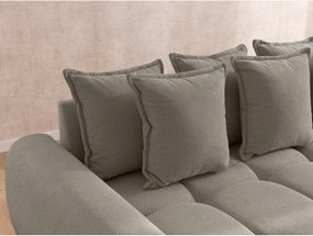 Colțar taupe (cu colț pe partea stângă/cu șezlong) Albane – Ropez