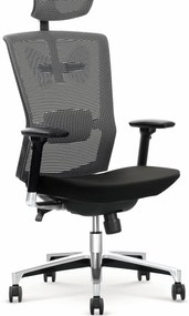 Scaun de birou Ambasador negru gri