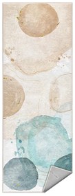 Covor tip traversă crem/turcoaz lavabil 80x200 cm Puddle – Mila Home