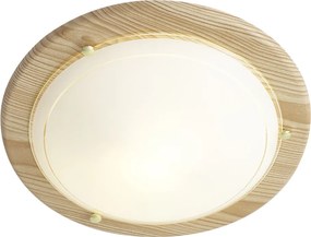 Plafonieră clasică naturală cu sticlă albă - Mesiac