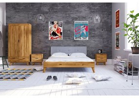 Dulap de stejar 90x180 cm Greg - The Beds