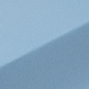 decoDoma Cearşaf cu elastic jersey EXCLUSIVE albastru ceresc 160 x 200 cm