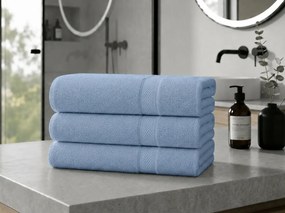 Prosop CLARYSSE ELEGANCE 60x110 cm albastru, 100% bumbac