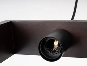 Lustră pe cablu Sollux SL.1311 ARIES 1xE27/15W/230V wenge