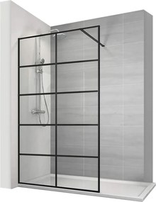 Panou de dus Calani Soleo 90 cm negru