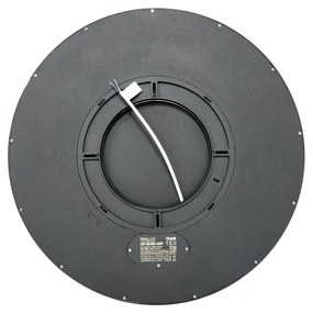 Plafonieră LED, 40 W, 230 V, 3000/4000/6500 K, Ø 50 cm, neagră