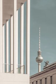 Fotografie BERLIN Television Tower & Museum Island | urban vintage style, Melanie Viola