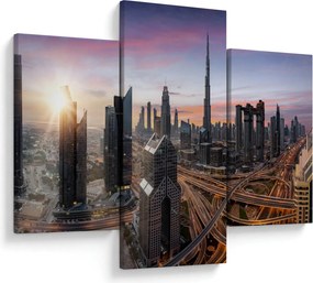 Tablou - Panorama din Dubai (90x60 cm)