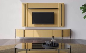 Set lemn masiv nuc Unitate TV Marquesa