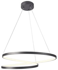 Lustră LED pe cablu ZEFIRA LED/52W/230V 4000K d. 60 cm antracit