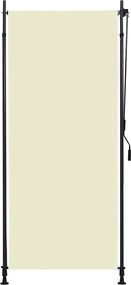 vidaXL Jaluzea tip rulou de exterior, crem, 100 x 270 cm