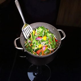 Tigaie adâncă cu capac Tescoma PRESIDENT Stone, 24 cm, 24 cm