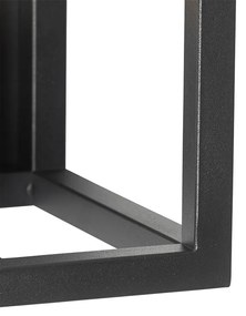 Aplică de perete industrială neagră - Cage