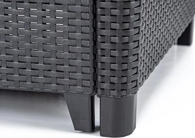 Canapea de colț Claire XVI cu 12 locuri și masă Orlando