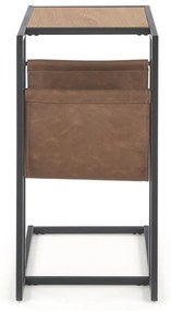 Masuta laterala Compact, stejar auriu / negru