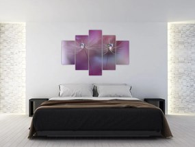 Tablou cu picături pe puf (150x105 cm)