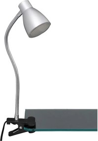 Lampă LED cu clemă GRIP LED/2,5W/230V argintiu Briloner 2615-014P