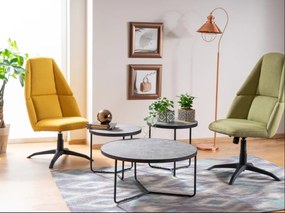 Set masute de cafea Culoare Gri, DEMETER
