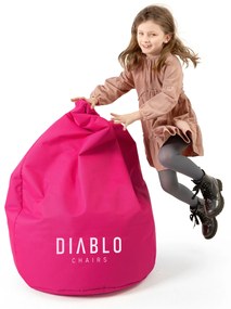Fotoliul tip puf Diablo Chairs pentru copii: Roz