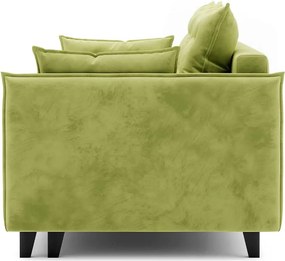 Canapea lemn masiv Extensibila Okay, 210 × 102 × 75 cm