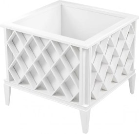 Ghiveci, Suport flori pentru exterior Ocean Club, alb 113219 HZ