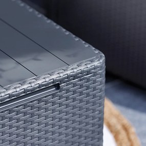 Masă cu perne Claire, grafit