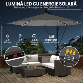 Outsunny braț lateral suspendat | Aosom Romania