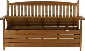 Bancă de grădină, maro, 150cm, AMULA