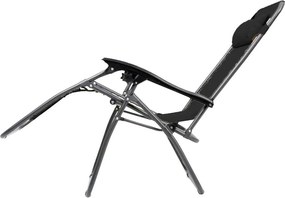 Fotoliu relaxant Avenberg SOFIA / DALLAS - negru